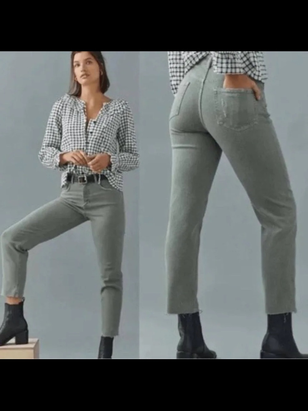 NWOT Pilcro for Anthropologie The Vintage Straight Jeans, Size 25